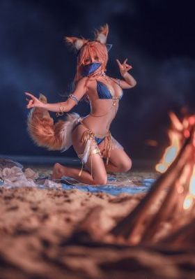 原神甘雨拿黄瓜c自己